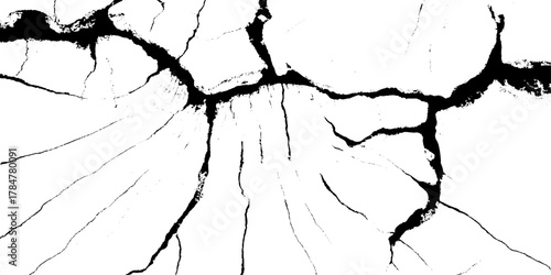 black and white vintage of cracked concrete scribble effect, old wall background. concrete and marble surface, broken wall, distressed paint crack texture,  Broken ground, wall, glass pattern effect.