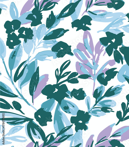 abstract, vector, monochrome, big flowers, all over textiles design, illustration digital image can be used for wrapping paper,allover,leaf,leaves