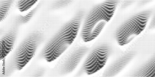 Point wave noise texture. Abstract dot background. Technological cyberspace background.