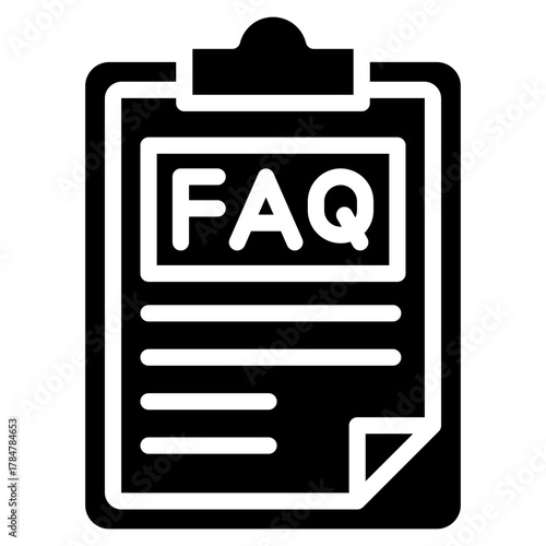 Faq  Icon Element For Design