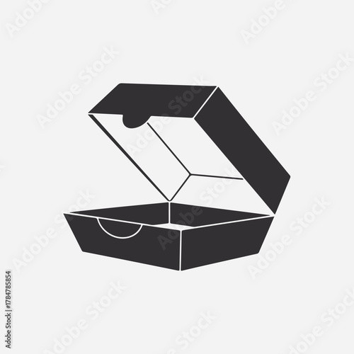Open Box Icon Illustration