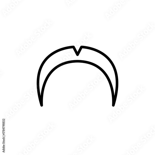 men's mustache icon