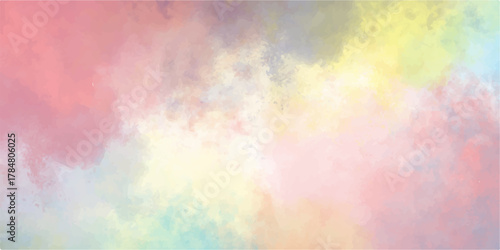 Abstract fire orange and yellow watercolor paper texture illustration design background. Bright painted colorful watercolor background, Bright colorful pink or yellow background with watercolor. arts