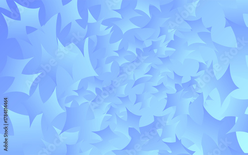 Abstract blue background with stars and icy textured pattern