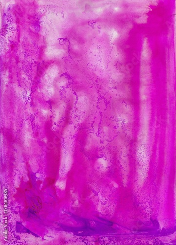 Abstract bright pink watercolor background. Bright shades.