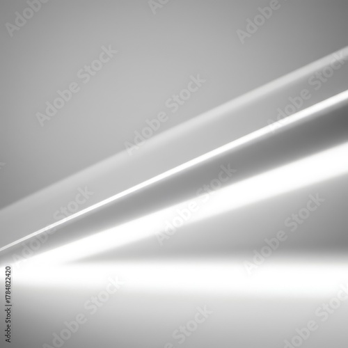 Abstract background surface emphasizing brilliant, intense white light and purity, suitable for copy space or design elements ,reflection ,snow ,light