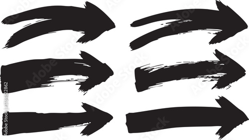 set of hand drawn vector illustration of birds