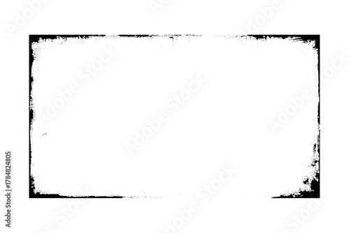 Frames in grunge style. Abstract rectangles with space for text. monochrome texture, worn pattern, surface is covered with scratches. Dust particle and dust grain texture