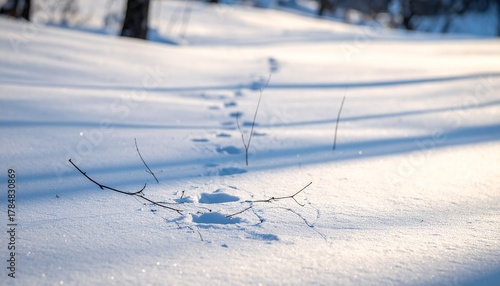 Wallpaper Mural 雪原に残された足跡と冬の静けさが描く孤独と詩情の構図
 Torontodigital.ca