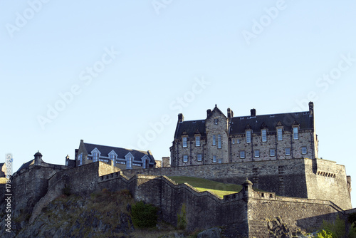 View to Edinburgh Castle, a historic castle in Edinburgh, Scotland