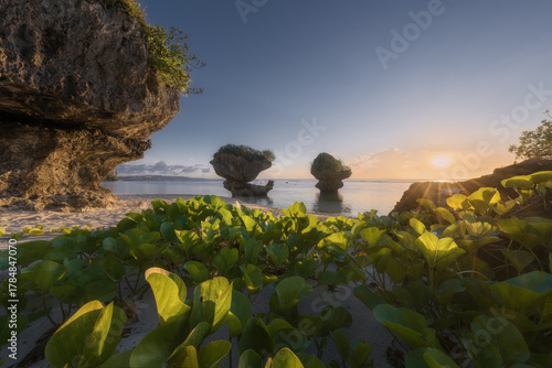 Fototapeta Sunset in Guam