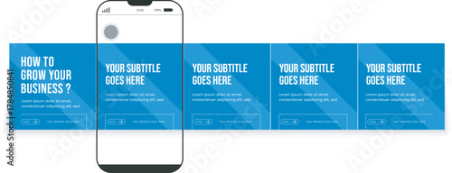 Instagram carousel template design, social media carousel post template, Microblog carousel template for social media post, Clean modern design