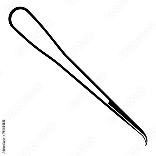 needle isolated on white