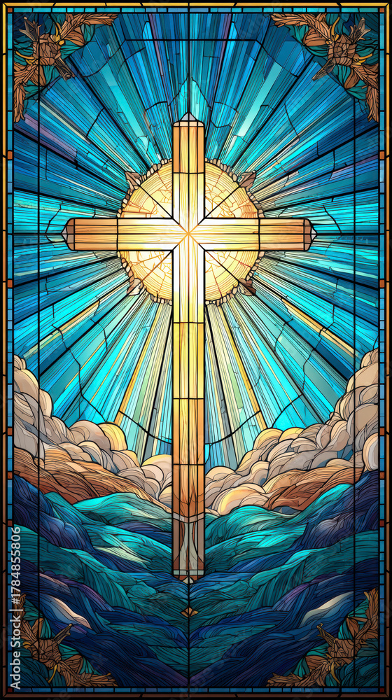 Obraz premium Archangel with Sword and Serpent – AI Generative