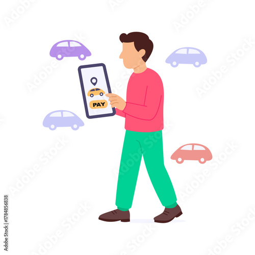 Ride Payment, paying for taxi or transport services