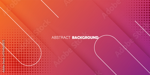 Abstract red gradient hexagonal background. Suit for banner, web, poster, pamflet, brochure and presentation
