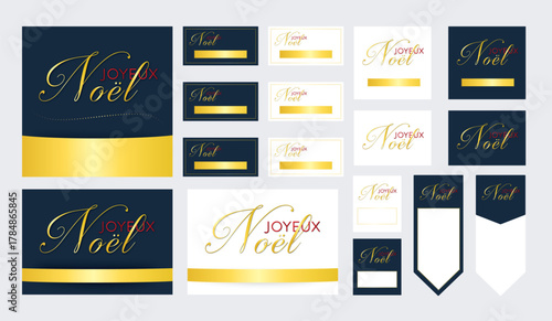 CARTE ETIQUETTES JOYEUX NOEL MODIFIABLE IMPRIMABLE