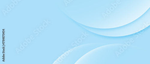 abstract blue banner background with dynamic wave layer