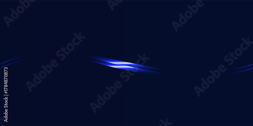 Magic moving fast speed lines. Blurred car light motion effect, city road background with long exposure night lights. Png,  ray, abstract, energy, pack, effect. Acceleration speed motion on night road