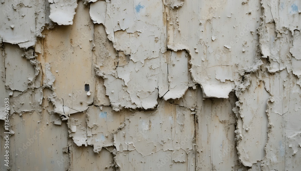 Obraz premium Weathered Wall Texture with Peeling Paint Abstract