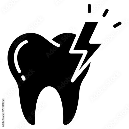 Tooth Pain Icon Element For Design