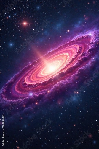 Breathtaking Nebula Vista Swirling Cosmic Dust and Gas Illuminated by Distant Stars