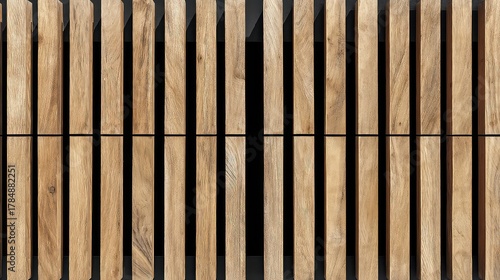 Wallpaper Mural Natural Wooden Slats Texture with Warm Tones and Unique Grain Patterns for Background and Design Elements Torontodigital.ca
