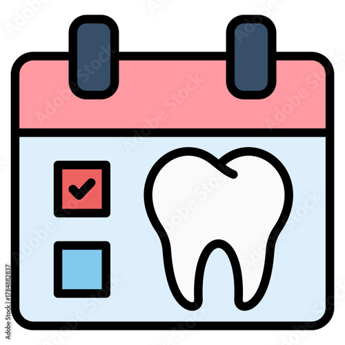 Dentist Appointment Icon Element For Design