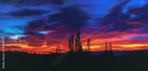 Dramatischer Himmel über Haan