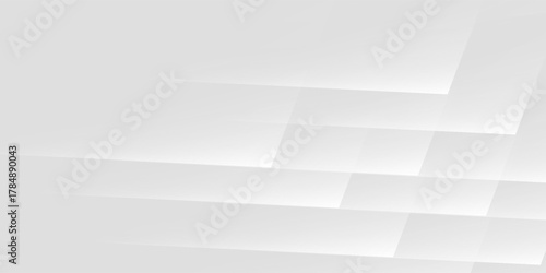 Modern White Background. Technology Banner. Vector Illustration. Abstract Business Wallpaper