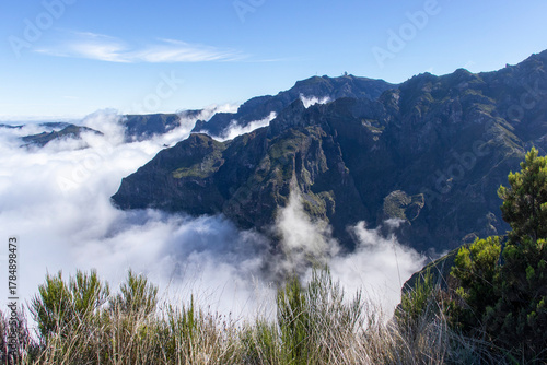 Pico Ruivo, Madeira’s highest peak, offers breathtaking 360° views of rugged mountains and cloud seas, reached by scenic trails from Pico do Arieiro or Achada do Teixeira.