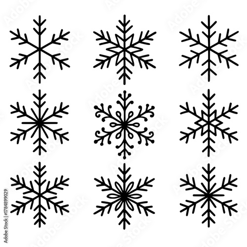 Simple Snowflake Designs 
