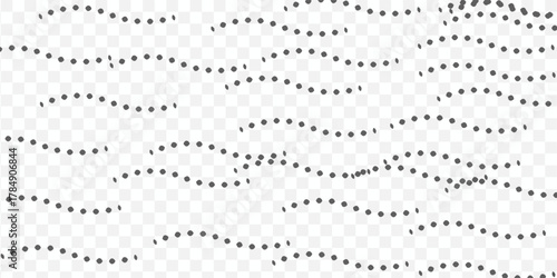 Minimal Flow Wave Dotted Texture Vector Art