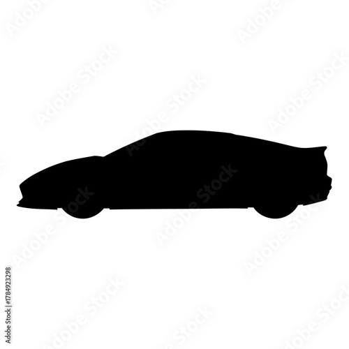 Silhouette of a Modern Vehicle