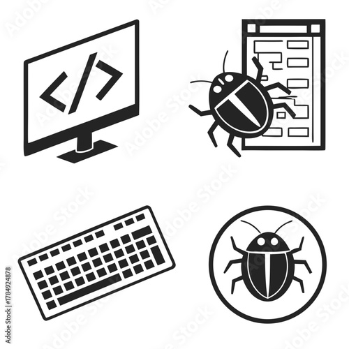 Software development and debugging concept
