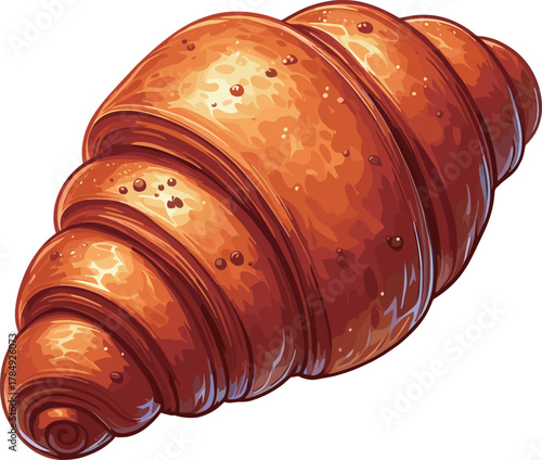 リアルなクロワッサンのアイコン