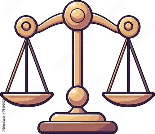 金の天秤のアイコン