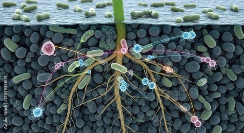 Rhizosphere bacteria communicating via quorum sensing