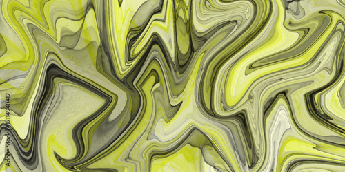 Dark elegant abstract marble liquid texture. abstract vivid multicolor liquid background. Lilac color retro groovy background presentation design. Abstract yellow and white acrylic surface.
