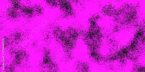 Pink glitter explosion on white background. Pink glitter makeup texture smear, realistic sparkle particles. Pink glitter texture valentine's day background. Abstract blurry pink texture background.
