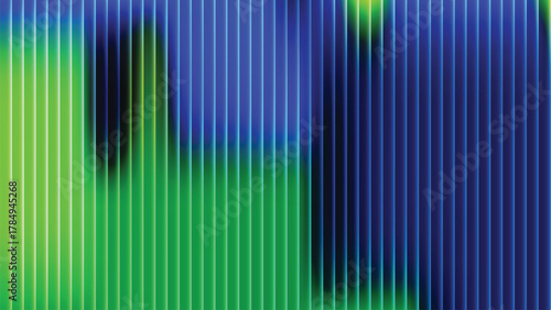 Blue Glass Gradient Texture with Neon Glow and Transparent Reflection