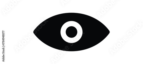 simple eye icon. eyesight symbol vector illustration. eye icon set. vision symbol. eyesight healthcare and medical sign symbol. 