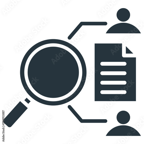 Study Team Glyph Icon