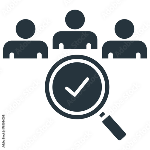 Recruitment Glyph Icon