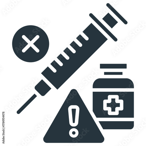 Adverse Events Glyph Icon