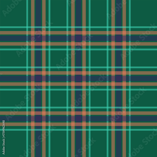 Colorful Seamless Tartan Plaid Pattern Background – Modern Fabric Texture Design, Multicolor Check Textile Print for Fashion, Wallpaper, Wrapping Paper, and Digital Art Projects