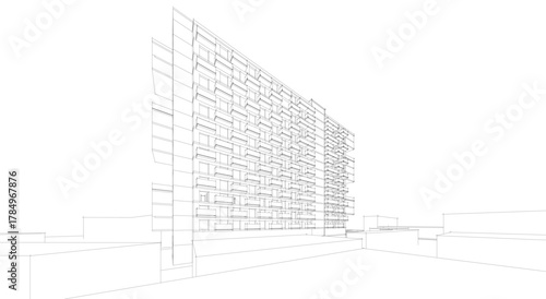 architecture building 3d 