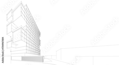 architecture building 3d 