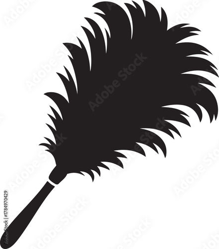 Black silhouette of an air fryer isolated on white background