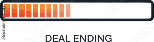 Progress bar indicating a deal is almost complete, symbolizing anticipation and nearing completion.